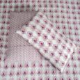 Pink Jaal Reversible Quilted Bedcover