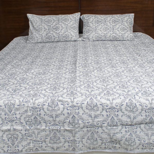 A Blue Evening Jaipur Reversible Bedcover