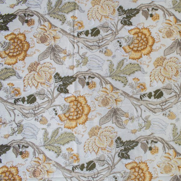 Sanganeri Floral Block Print Double Bedsheet